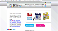 Desktop Screenshot of inkcartridgeshobart.com.au